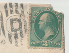1880 New York Ny Letter  d  Duplex Cancel  Mechanical Address  3   Washington