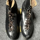 Vintage 70   s Riedell  Roller Skates Sure Grip Classic Men   s 10-10 5 Black