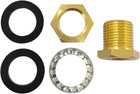 Hooshing Brass Bulkhead Fitting 1 8  Npt Taper Female And 3 8  Straight Male Thr