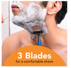 Mp-fd Bic Comfort 3 Blade Disposable Razors For Men 4 Count