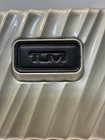 Tumi For Delta Amenity Travel Bag Hard Shell Toiletry Kit Case Gray 6 x4  Zipper