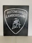 Lamborghini Vintage Garage Metal Sign 20x24    Handmade Cast Aluminum Relief    