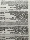 Rare 2002 Fireside Bowl Flyer Fall Out Boy Taking Back Sunday Thursday Emo Punk