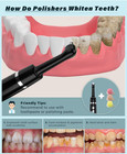 Pulidor Dental Recargable Kit Blanqueamiento 5 Cabezales Led F  cil Uso