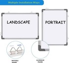 White Board Dry Erase 16  X 12  Hanging Fist School Sign 8 Magnetic 