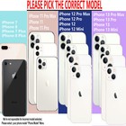 For Iphone 13 12 11 Mini Pro Max 7 8 Plus Se Case Phone Shockproof Cover   Glass