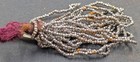 Micro P4 Antique Vintage French Steel Cut Seed Beads Mini Hank Rust Wb60-26