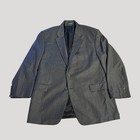 Lauren Ralph Lauren 46r   Suit Pants 37x27 Gray Pinstripe Stripe 2 Piece  read