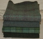 Hand Dyed Rug Hooking Wool Mill-dyed  olde Painted Cupboard   4-pc  Collection 