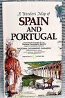 Old 1984 National Geographic Vintage Traveler s Map Of Spain Portugal Free S h