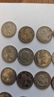 Lot Of 28 - 1941-1965 Canadian Quarters 80  Silver Coins