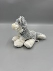 Ganz Webkinz Husky Dog Hm120 Gray White Plush 8    Stuffed Animal No Code