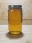 Raw Honey 1 Lb  454g  - 100   Wildflower Local Organic Unfiltered Glass Jar
