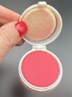 Vintage Max Factor Hollywood Mid Century Compact Cake Rouge Blush Clear   Red  1