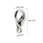 Trigger Clasps 10mm Length  Zinc Alloy  Silver  For  Diy  20pcs