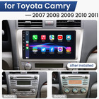 For Toyota Camry 2007-2011 Android 13 Apple Carplay Car Stereo Radio Gps  camera