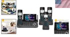 4-handset Dect 6 0 Cordless Phone Set With 5  Color Display   Smart Call Blocker
