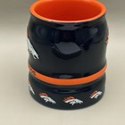 Denver Broncos Sculpted Embossed 3d Logo Ceramic Coffee Cup Mug Nfl Football