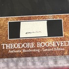 Theodore Roosevelt Handwritten Word Cut From Autograph Letter Signed Beckett Bas