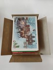 Rare Vtg Woolworth Christmas Greeting Card Box   37 Vtg Christmas misc Cards