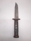 Ww Ii Us Navy Pal Kabar Mk2 Fixed Knife Rh-37 Red Spacer 7  Blade W  Sheath