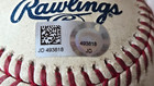 Brady Singer 1st Career Win Game Used Pitched Baseball 8 9 20 Mlb Authenticated