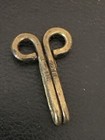 Brass Hook Antique Ornate Embossed Oriental Asian Clothing  1 1 4  Old Finding
