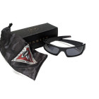 Oakley Gascan Sunglasses Matte Black Frame Grey Lens  Usa Flag New