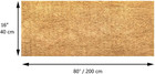 16x80 Inch Natural Coconut Coir Liner Sheets Coco Fiber Roll Coco Mat For Plante