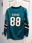 Nhl San Jose Sharks Jersey 88 Burns Youth L xl