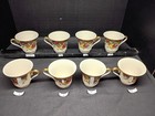 Lenox Holiday Tartan 8 Tea Cups    2 Mugs  excellent  Gold Trim Set  No Saucers