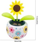 Sunflower Solar Dancing Flower Toys Powered