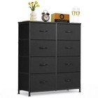 8-drawer Tall Dresser For Bedroom Storage  Anti-tip Furniture Organizer