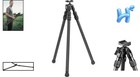 Tripod Carbon Fiber 360 Degree Ball Head Quick Release Plate Hunting Outdoor