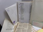 Vintage Recipes Lots Of Hand Written And Newspaper Magazine Clippings Scrapbook