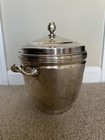 The Sheffield Silver Co   Heavy Insulated Silver Plated Copper Ice Bucket Epc312
