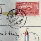 uncommon  1941 Mexican Airmail Stamp  Cover Envelope   Stationary Monterrey