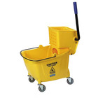 35 Qt  Yellow Wringer Mop Bucket