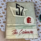 1957 East Providence High School Yearbook The Crimson Ri Signed 1950s Yearbook