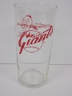 Vintage Mlb Souvenir Beer Glass Milwaukee Braves san Francisco Giants   4 