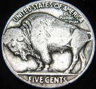 Original Tougher Date 1920-s Buffalo Nickel 5   Free Shipping  Kq71ew