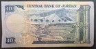  1975  Jordan 10 Dinars P20b Bb683656                  