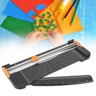 Portable Sliding Paper Knife Trimmer Cutting Machine Photo Label Cutter Office
