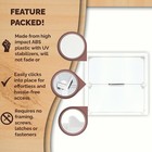 Morvat 12x12 Spring Access Panel For Drywall   Ceiling  2 Pack