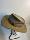 Outback Trading Oilskin Hat Mens Large Brown Mesh Canvas Safari Kodiak