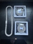 10mm 20 Inch Real Moissanite Miami Cuban Link Chain Necklace 925 Sterling Silver