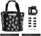 Bike Basket  Small Pet Cat Dog Carrier Bicycle Handlebar Front Basket Folding De