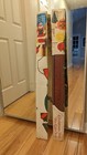 2 Rare Vintage Christmas Paper Cutout Kids Decorate     santa   Tree    4  X 3  
