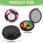 3pcs Small Pill Box  Travel Round Pill Case  Portable Medicine Pill Container   