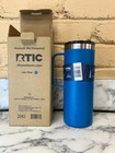 Rtic 20 Oz Double Wall Insulated Travel Mug Tumbler   Lake Blue  brand New